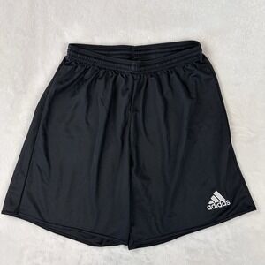 Adidas Mens M Black Aeroready Shorts Elastic Lightweight EUC